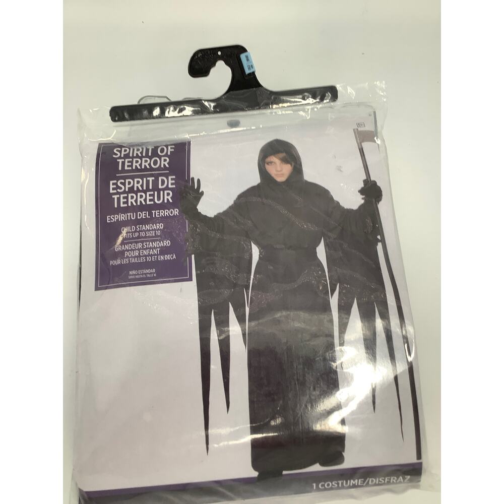 Spirit of terror costume. Child  size up to 10. B151